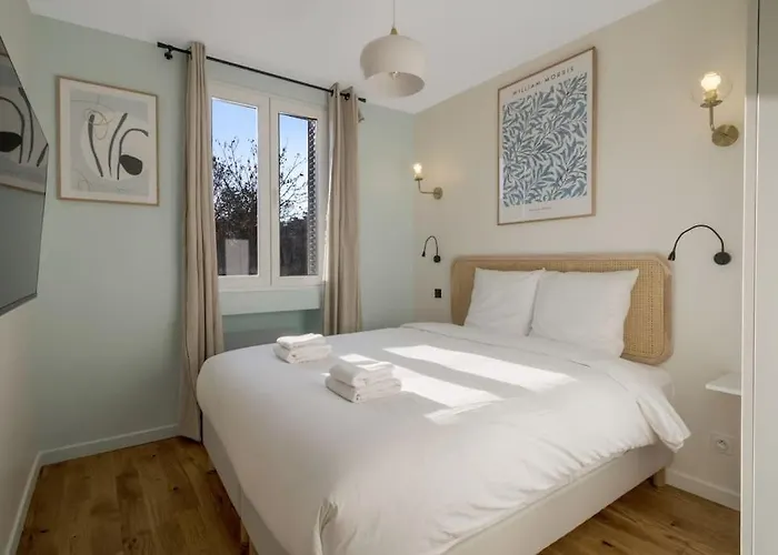 21.Appart 4Pers#1 Bedroom #Pere Lachaise #Nation